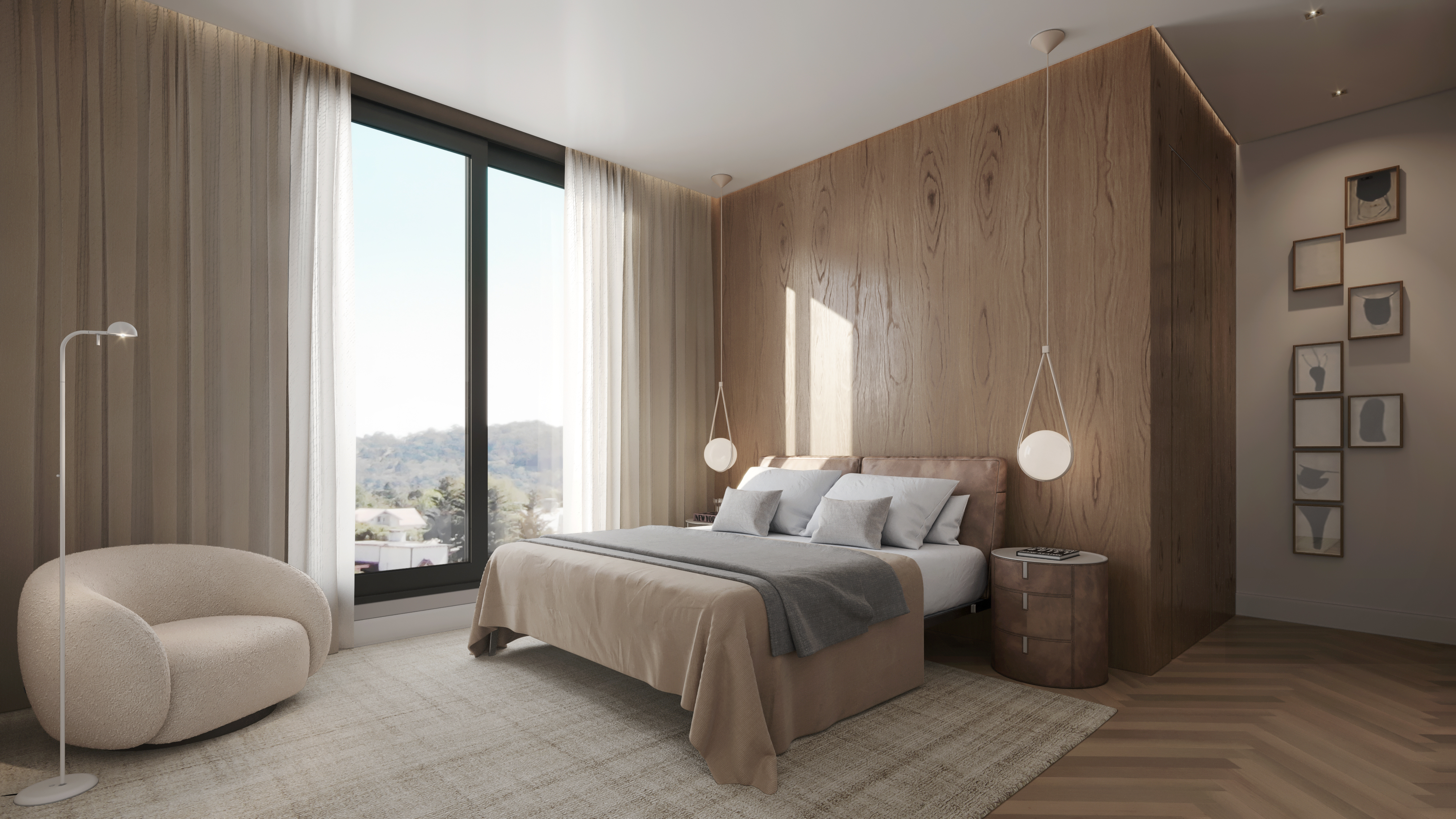 Suíte casal do Manhattan Residence - Apartamento de luxo Gramado RS